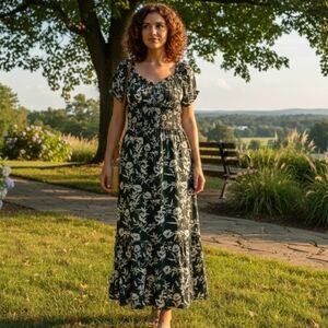 Speed Limit NWT Womens Maxi Dress Babydoll Cottagecore 100% Rayon Coquette S